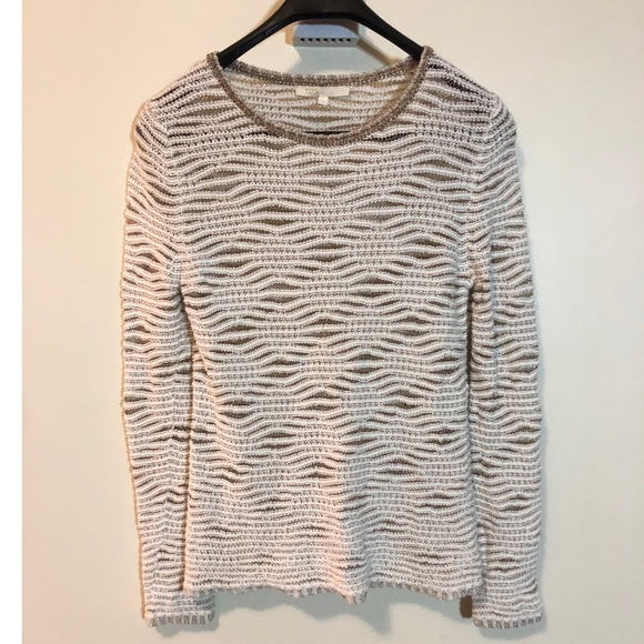 Maje knit metallic long sleeves tops - Picture 1 of 5